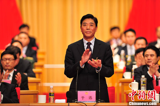 于迅当选政协海南省第六届委员会主席